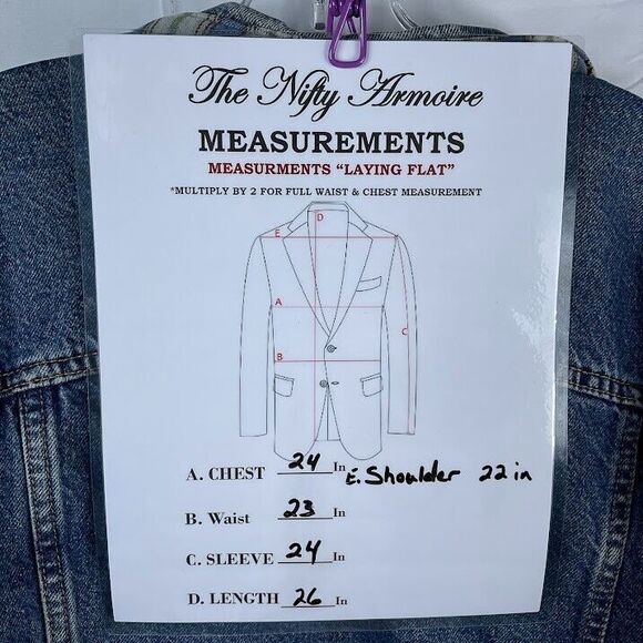 Vtg Levis Jacket Mens Large Flannel Lined Denim Trucker Made USA 90s Western Y2K - Picture 12 of 16